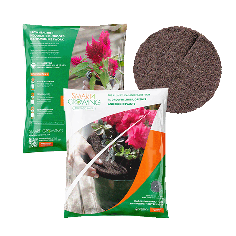 Smart4Growing BioMat 3-Pack – All-Natural Soil Enhancement Mats for Healthier Plants