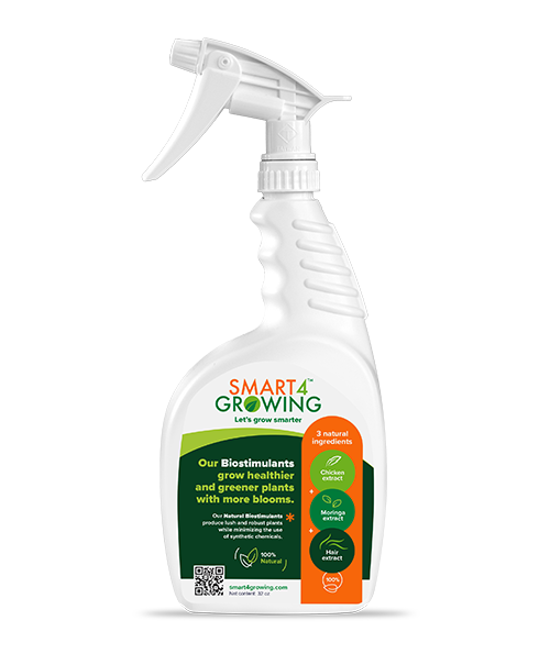 Smart4Growing Biostimulant Spray (Ready to Use) – 32oz All-Natural Plant Growth Enhancer