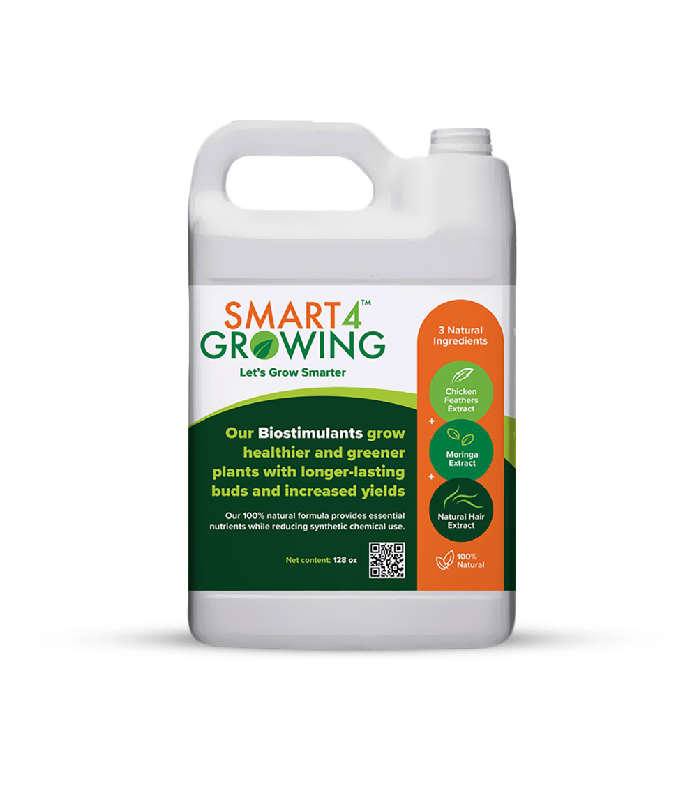 Smart4Growing Biostimulant Spray (Ready to Use) – 1 Gallon All-Natural Plant Growth Enhancer