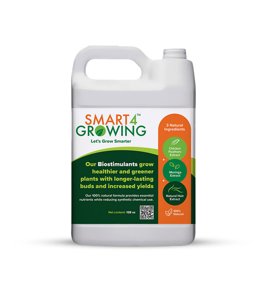 Smart4Growing Biostimulant Spray (Ready to Use) – 1 Gallon All-Natural Plant Growth Enhancer